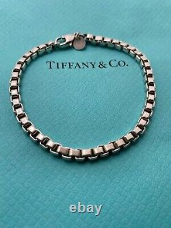 Near MINT Tiffany & Co. Venetian Link Bracelet Sterling Silver 925 with BOX