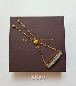 New Monica Vinader Bracelet Baja Grey Agate Bracelet