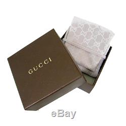 New Original Gucci Ghost Sterling Silver Gourmette Bracelet YBA455321001020