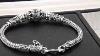 New Solid Sterling Silver 925 Mark Bali Beaded Bracelet Suarti Style Bead Bangle