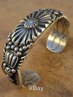 Old Style Navajo Sterling Silver Cuff Bracelet
