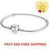 Pandora Heart Clasp Bracelet Sterling Silver All Sizes Available #590719