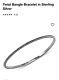 Peter Thomas Roth Twist Bangle Bracelet In Sterling Silver 225.00