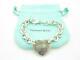 Please Return To Tiffany & Co. Sterling Silver Center Heart Tag Bracelet 7 A