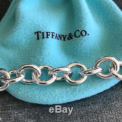 Please Return to Tiffany Sterling Silver Heart Tag Toggle Bracelet NEW VERSION