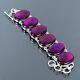 Purple Fire Labradorite Gemstone Bracelet 925 Sterling Silver Bracelet For Her
