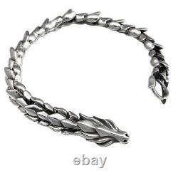 Real 925 Sterling Silver Bracelet Link Chain Whole Dragon