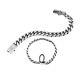 Real Solid 925 Sterling Silver Diamond Cut Curb Cuban Chain Bracelet Men Women