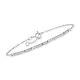 Ross-simons 0.25 Ct. T. W. Diamond Bracelet In Sterling Silver. 6.5 Inches