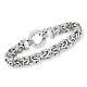 Ross-simons Sterling Silver Medium Byzantine Bracelet