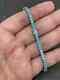 Round Cut 2mm To 5mm Aquamarine Lab-created Tennis Bracelet 925 Sterling Silver