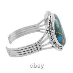 SANTA FE STYLE Turquoise Cuff Bangle Bracelet 925 Silver Jewelry Size 6 Ct 12