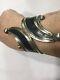 Sw Mexican Sterling Silver Bracelet Artist Initial Cp 4w Clamper Cuff Hinged