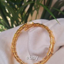 Serpenti Viper Bracelet 925 Sterling Silver Lab Created Moissanite gift Bracelet