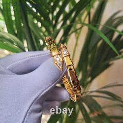 Serpenti Viper Bracelet 925 Sterling Silver Lab Created Moissanite gift Bracelet