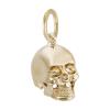 Skull Charm By Rembrandt 10k Or 14k Gold Or Sterling Silver