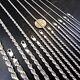 Solid 925 Sterling Silver Italian Diamond Cut Rope Chain Necklace Bracelet Italy