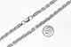 Solid 925 Sterling Silver Italian Rope Chain Necklace/ Bracelet For Men & Women