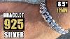 Solid 925 Sterling Silver Miami Cuban Chain Bracelet 8 5 Inch X 12 Mm Thick