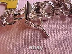 Sterling Charm Bracelet & 35 Charms Jacoby Bender