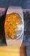 Sterling Silver 925 Baltic Amber Cuff Bracelet 20g