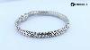 Sterling Silver Bracelet With Sapphire Ab 1122 Sp