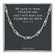 Sterling Silver Fisher Of Men Bracelet Or Necklace Inspirational Gift