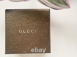 Sterling Silver Gucci Black Stone Bracelet Boxed