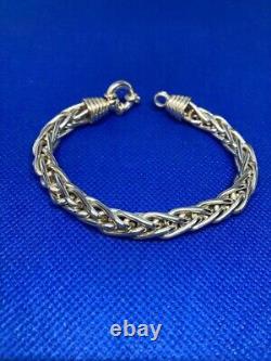 Sterling Silver Handmade Spiga Bracelet