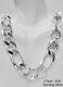 Sterling Silver Solid Figaro Chain Necklace, 925 Italy (all Widths And Lengths)