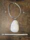 Sterling Silver Jewelry 925 Necklace & Bracelet With White Buffalo Turquoise