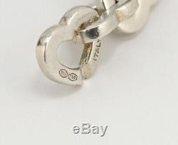 TIFFANY&Co Heart Link Bracelet 18K Gold & Silver 925 Bangle