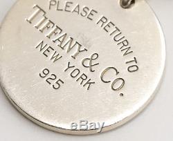 TIFFANY&Co Return to Tiffany Tag Bracelet Sterling Silver 925 Bangle #379