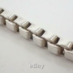 TIFFANY&Co. Venetian Link Bracelet Sterling Silver 925 H
