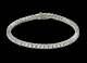 Tennis Round Diamond Bracelet 7.25 925 Sterling Silver In 14k White Gold Over