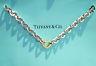 Tiffany & Co 18ct 18k Gold & Sterling Silver Heart Link Bracelet