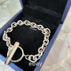 Tiffany & Co. 8.5 Chain Bracelet with Toggle Clasp in Sterling Silver