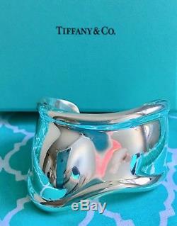 Tiffany & Co. Elsa Peretti 1978 Vintage BONE Cuff Bracelet Sterling Silver 925