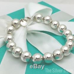 Tiffany & Co HardWare Ball Bracelet Sterling Silver 10mm Bead