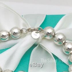 Tiffany & Co HardWare Ball Bracelet Sterling Silver 10mm Bead