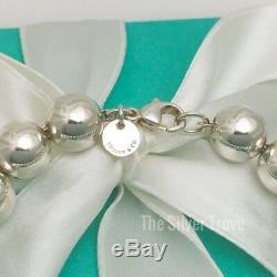 Tiffany & Co HardWare Ball Bracelet Sterling Silver 10mm Bead