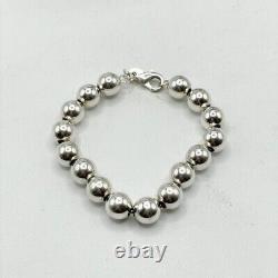 Tiffany & Co. HardWear RARE Ball Bracelet 8mm Bead Sterling Silver 925 7.5 L