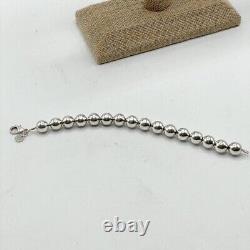Tiffany & Co. HardWear RARE Ball Bracelet 8mm Bead Sterling Silver 925 7.5 L