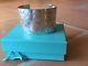Tiffany & Co Ny Notes Collection Sterling Silver Wide Cuff Bracelet Women's Mint