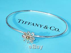 Tiffany & Co Paloma Picasso 18Ct 18K & Sterling Silver Daisy Bangle Bracelet