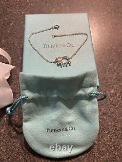Tiffany & Co Save the Wild Tsavorite Garnet Elephant Bracelet With Box