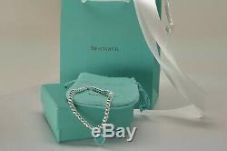 Tiffany & Co. Solid Sterling Silver Bracelet with Box Bag Gift for Her USA Ship