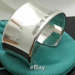 Tiffany & Co Sterling Silver 1837 Extra Wide Cuff Bracelet