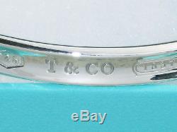 Tiffany & Co Sterling Silver 1837 Oval Bracelet Bangle