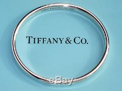 Tiffany & Co Sterling Silver 1837 Oval Bracelet Bangle